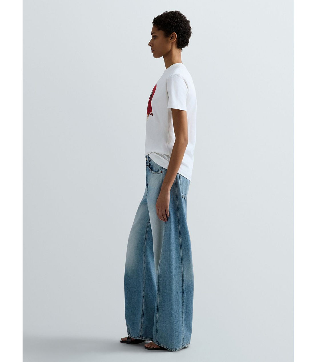 コットンジャージーPOP ART Tシャツ 詳細画像 ホワイト 4